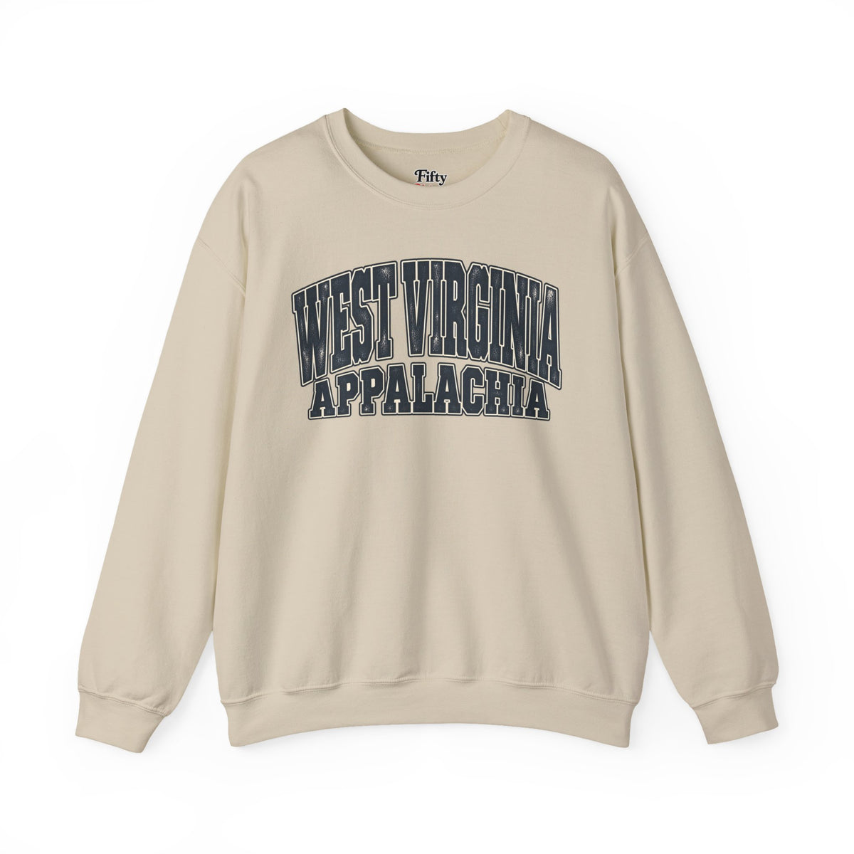 West Virginia Appalachia Unisex Crewneck Sweatshirt State Name Graphic