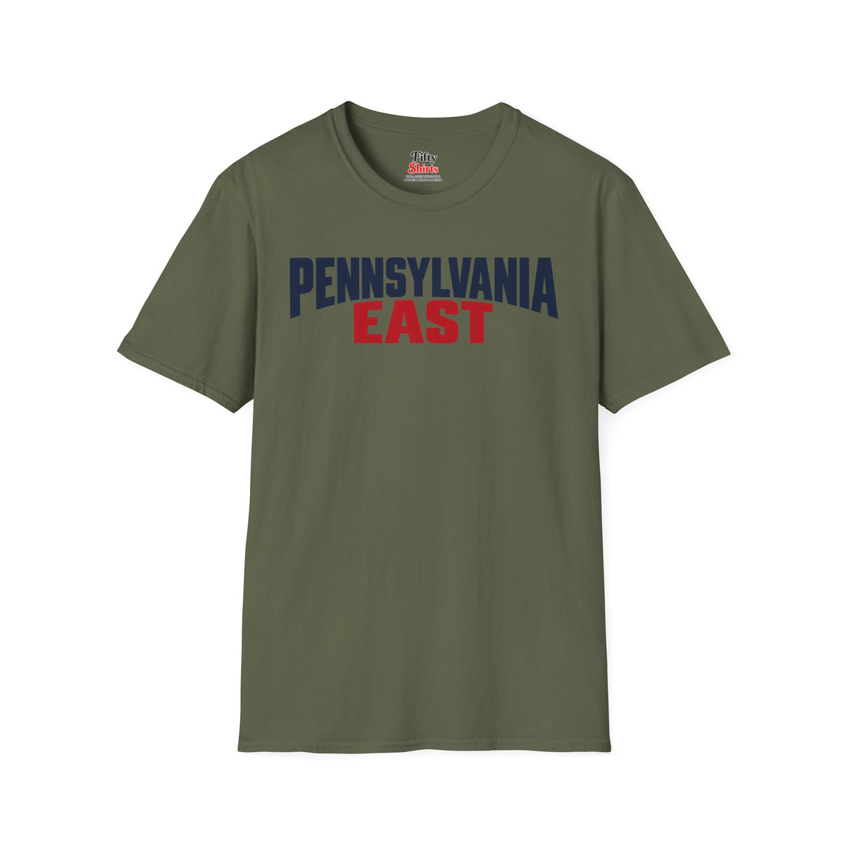 Pennsylvania East Unisex Softstyle T Shirt State Name Graphic Tee