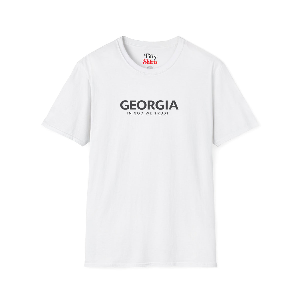 Georgia All State In God We Trust Front Design Unisex Everyday Tee