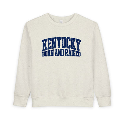 Kentucky Born and Raised Bold Athletic Unisex Toddler Sweatshirt