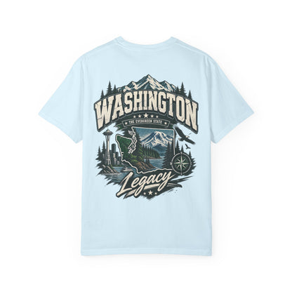 Washington State Legacy Unisex Comfort Color 1717 Streetwear Graphic Tee