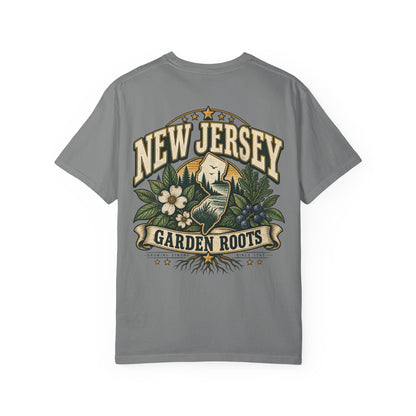 New Jersey Garden Roots Unisex Comfort Color 1717 Streetwear Graphic Tee