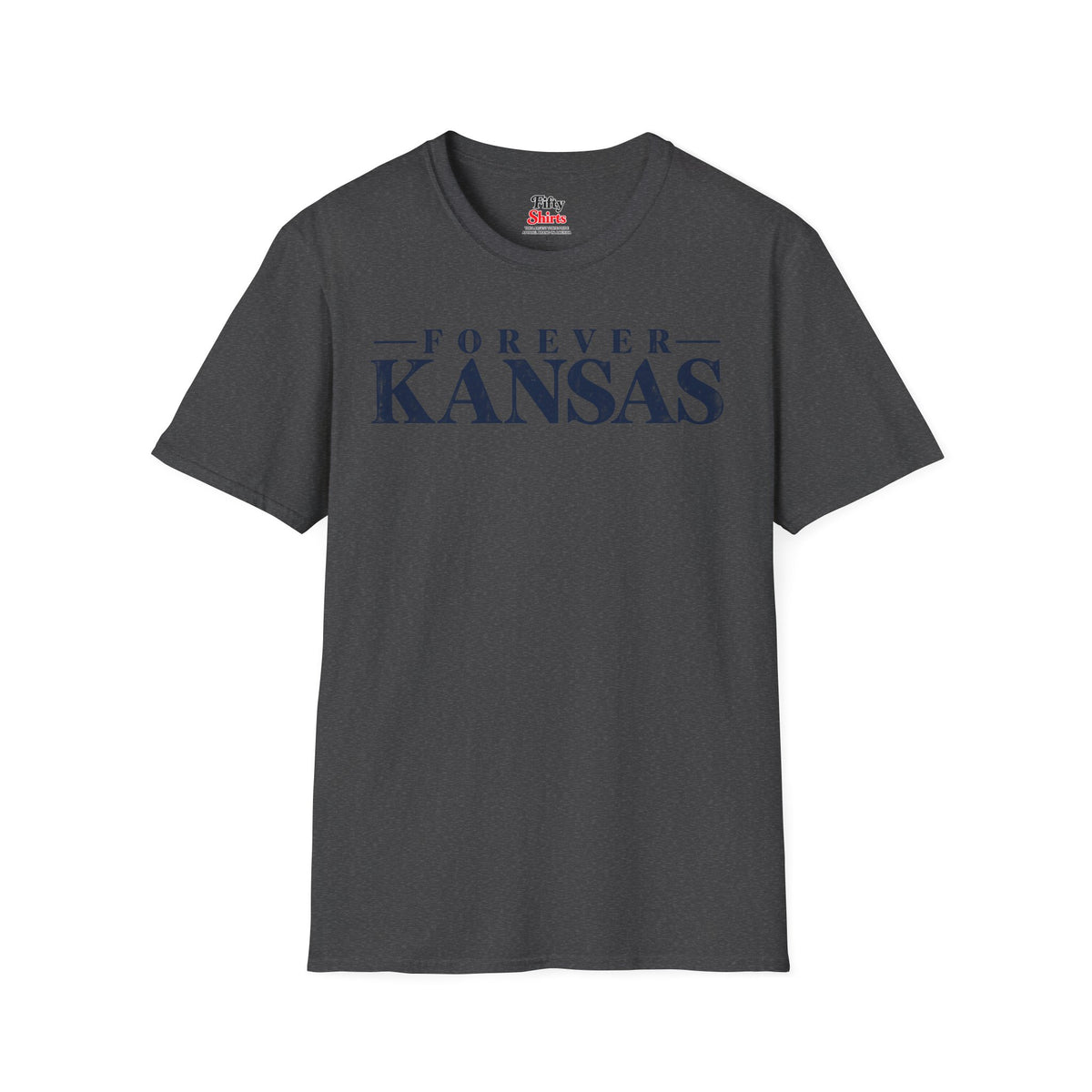 Forever Kansas Unisex Softstyle T Shirt State Name Graphic Tee