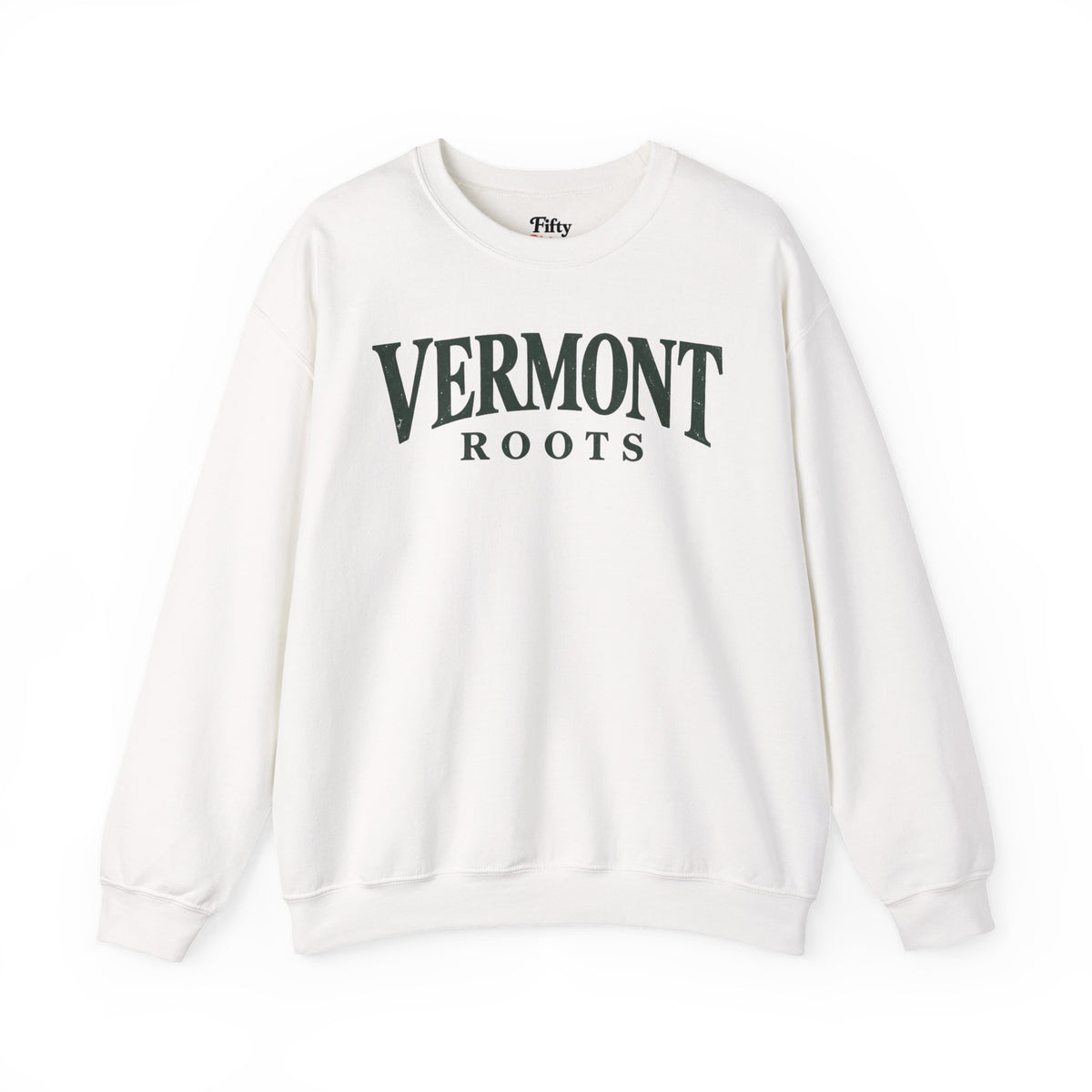 Vermont Roots Unisex Crewneck Sweatshirt State Name Graphic