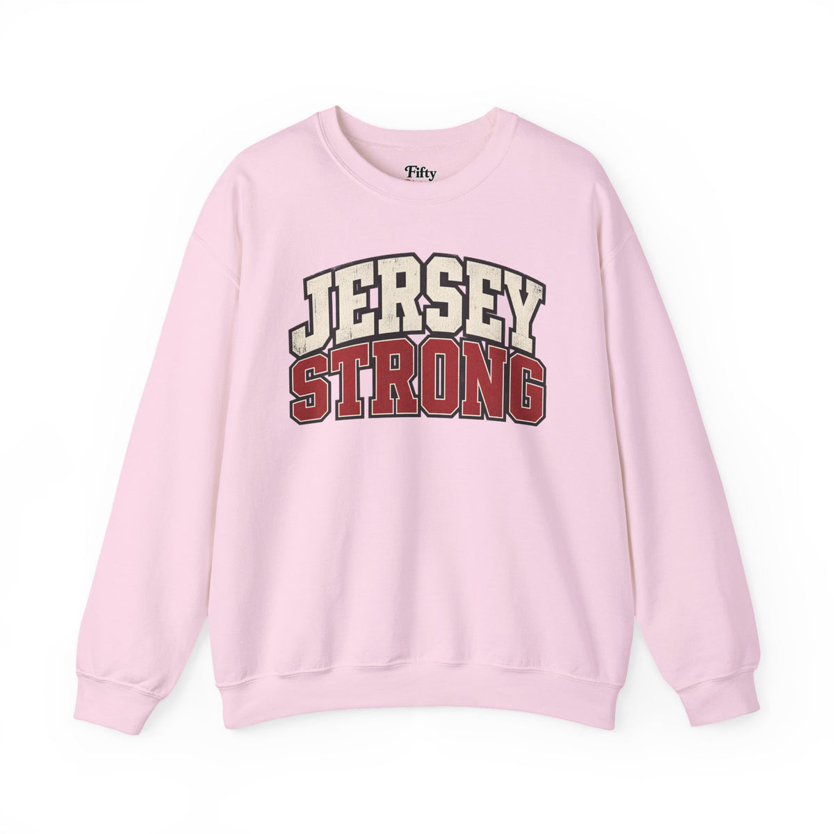 New Jersey Strong Unisex Crewneck Sweatshirt State Name Graphic