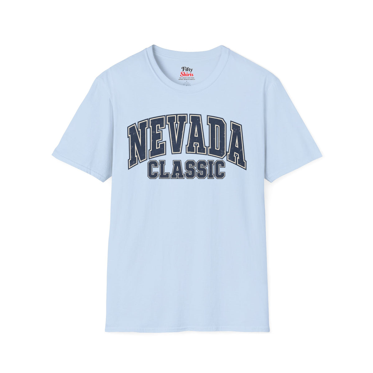 Nevada Classic Unisex Softstyle T Shirt State Name Graphic Tee