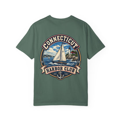 Connecticut Harbor Club  Unisex Comfort Color 1717 Streetwear Graphic Tee