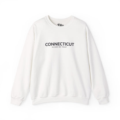 Connecticut All State In God We Trust Unisex Crewneck Sweatshirt