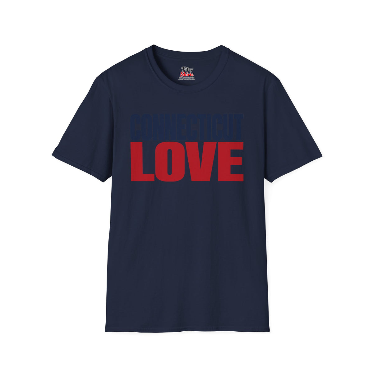 Connecticut Love Unisex Softstyle T Shirt State Name Graphic Tee
