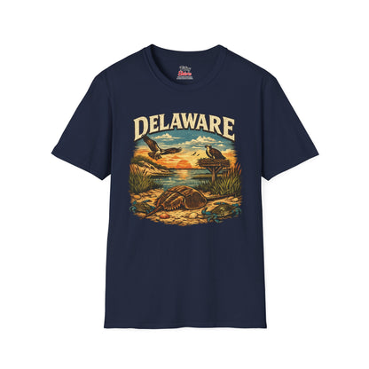 Delaware Wildlife Unisex Softstyle T Shirt State Pride Graphic Tee Collections FS03