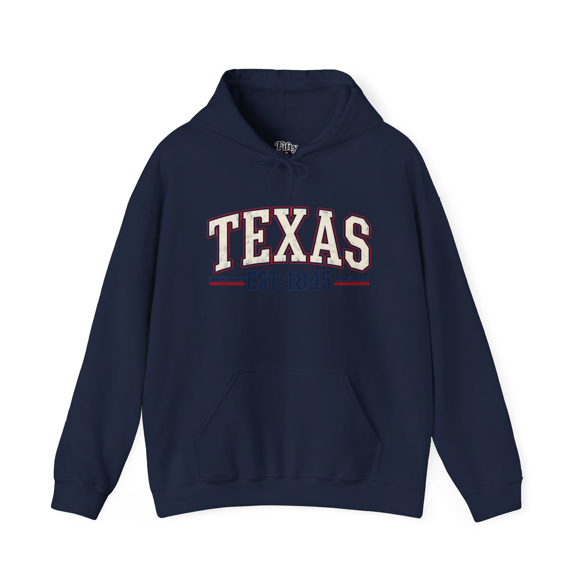 Texas Est. 1845 Unisex Hoodie State Name Graphic