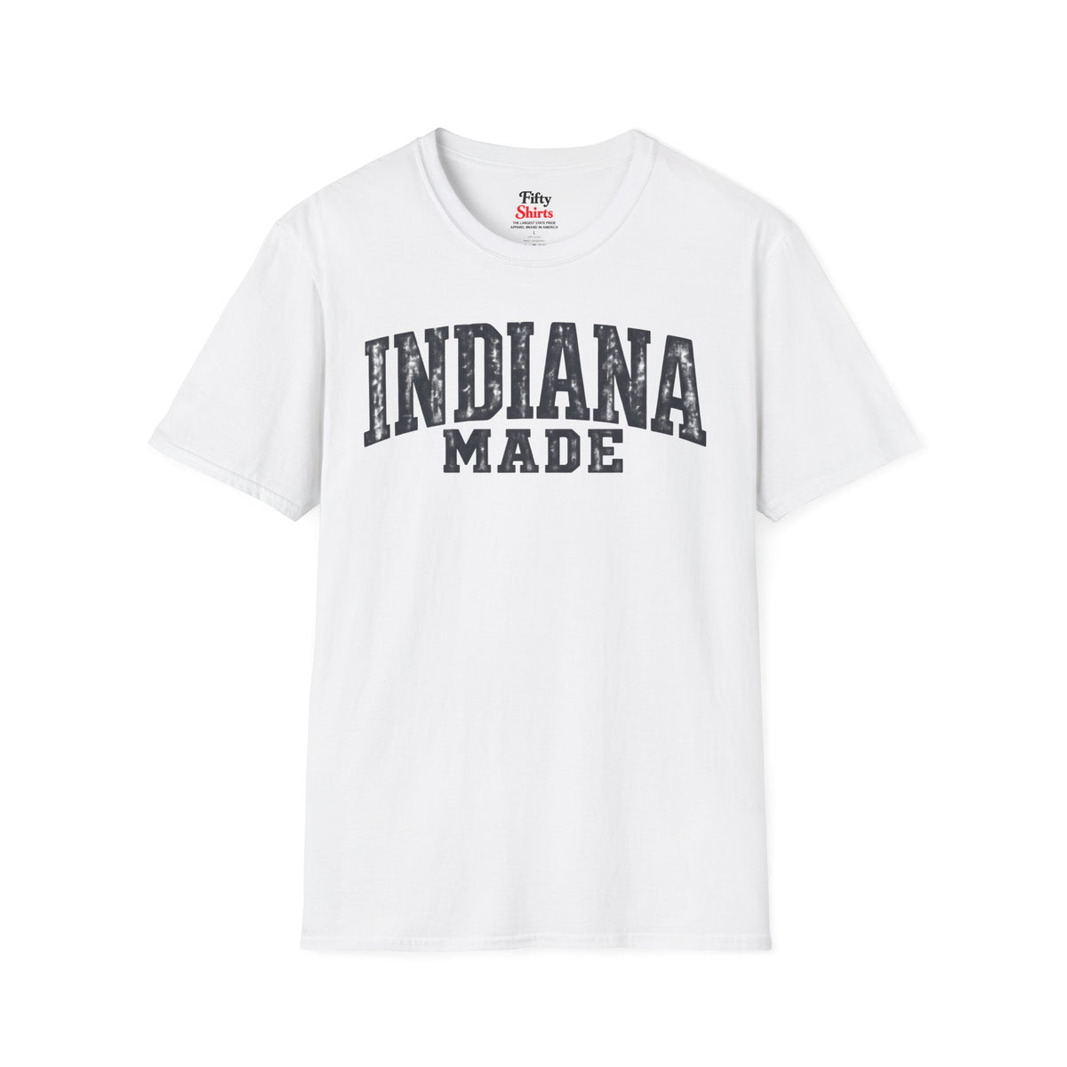 Indiana Made Unisex Softstyle T Shirt State Name Graphic Tee