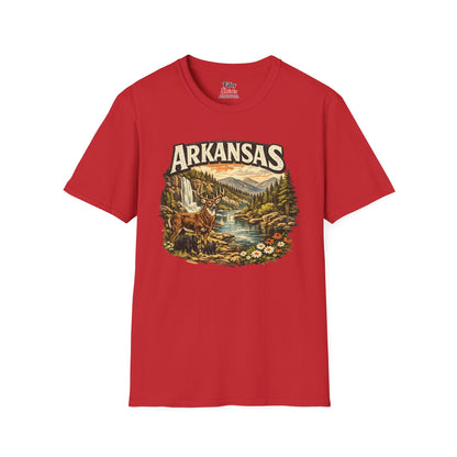 Arkansas Wildlife Unisex Softstyle T Shirt State Pride Graphic Tee Collections FS03