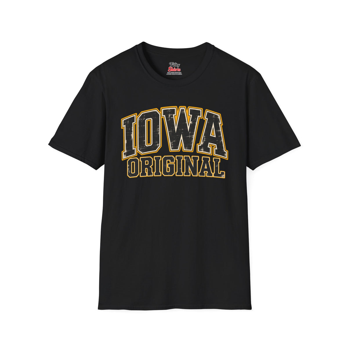 Iowa Original Unisex Softstyle T Shirt State Name Graphic Tee