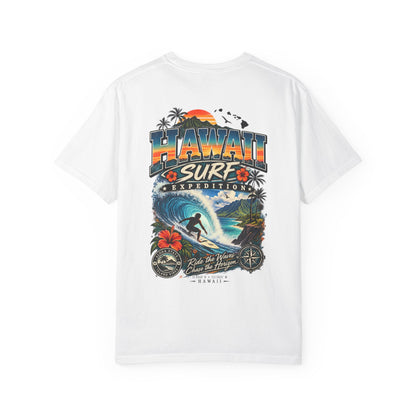 Hawaii Surf Expedition Unisex Comfort Color 1717 Streetwear Graphic Tee