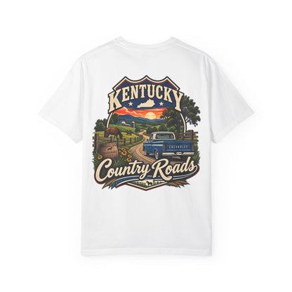 Kentucky Country Roads Unisex Comfort Color 1717 Streetwear Graphic Tee