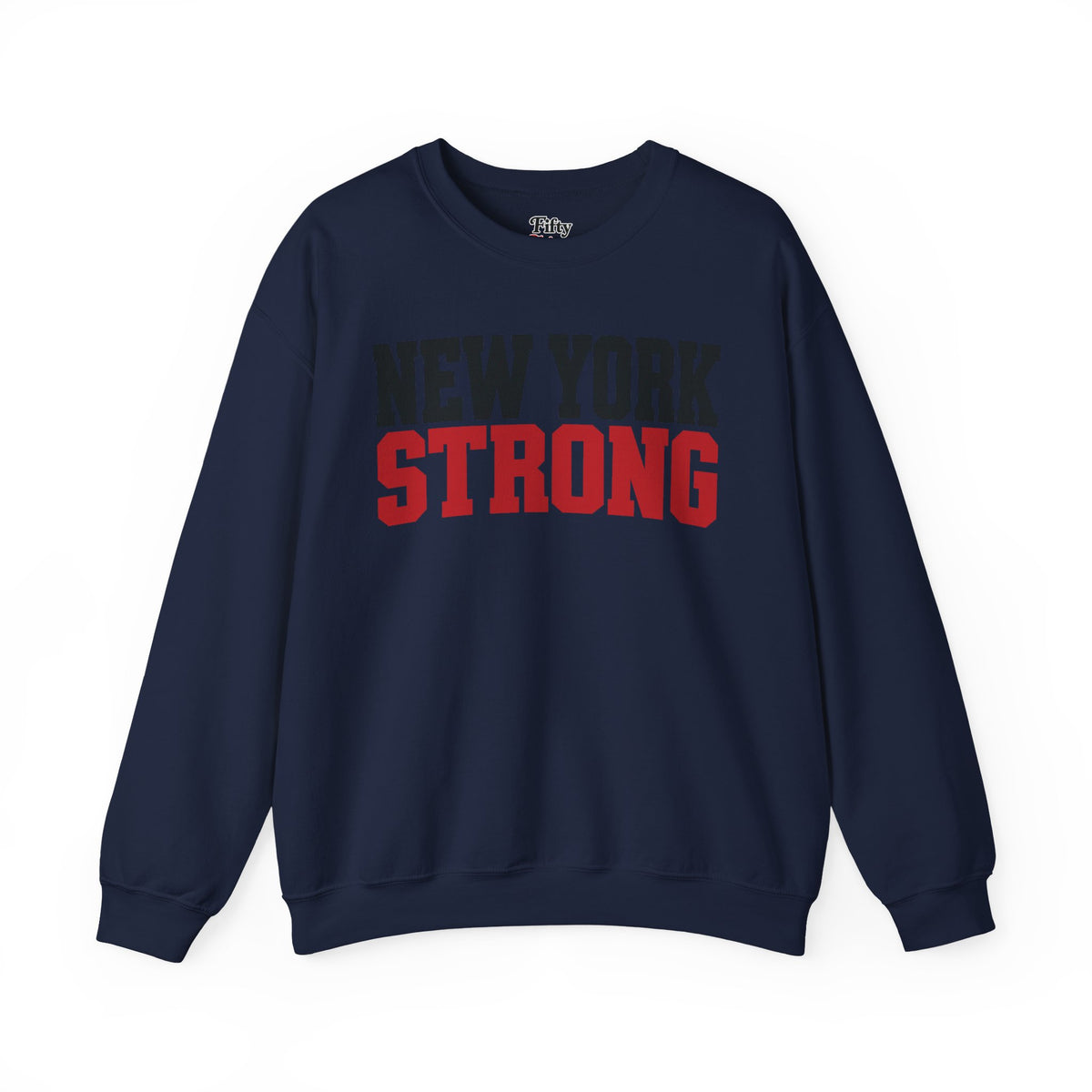 New York Strong Unisex Crewneck Sweatshirt State Name Graphic