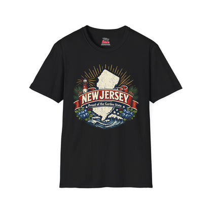 New Jersey State Pride Unisex Softstyle T Shirt State Pride Graphic Tee Collections FS03
