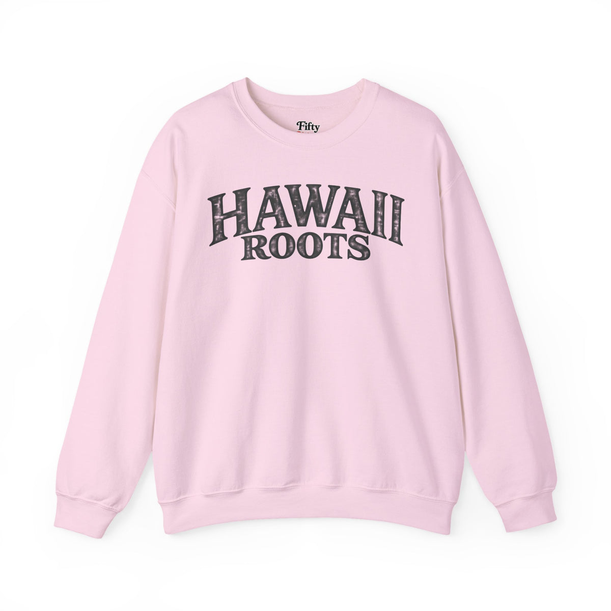 Hawaii Roots Unisex Crewneck Sweatshirt State Name Graphic