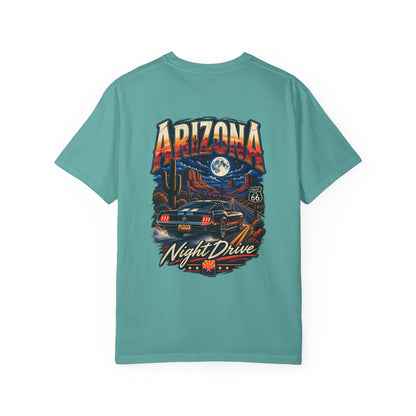 Arizona Night Drive  Unisex Comfort Color 1717 Streetwear Graphic Tee