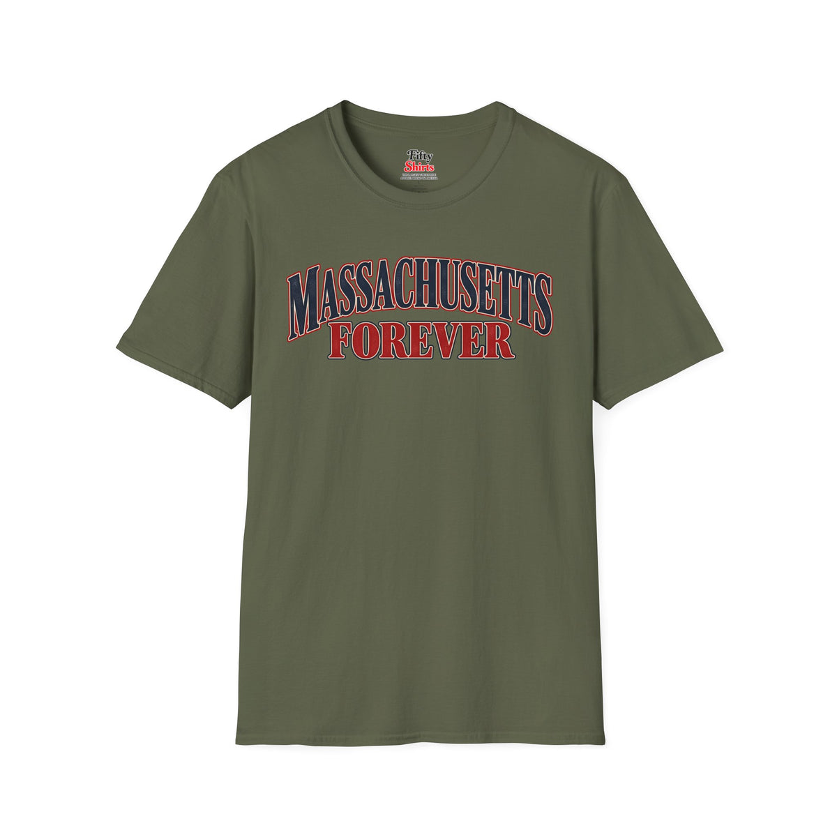 Massachusetts Forever Unisex Softstyle T Shirt State Name Graphic Tee