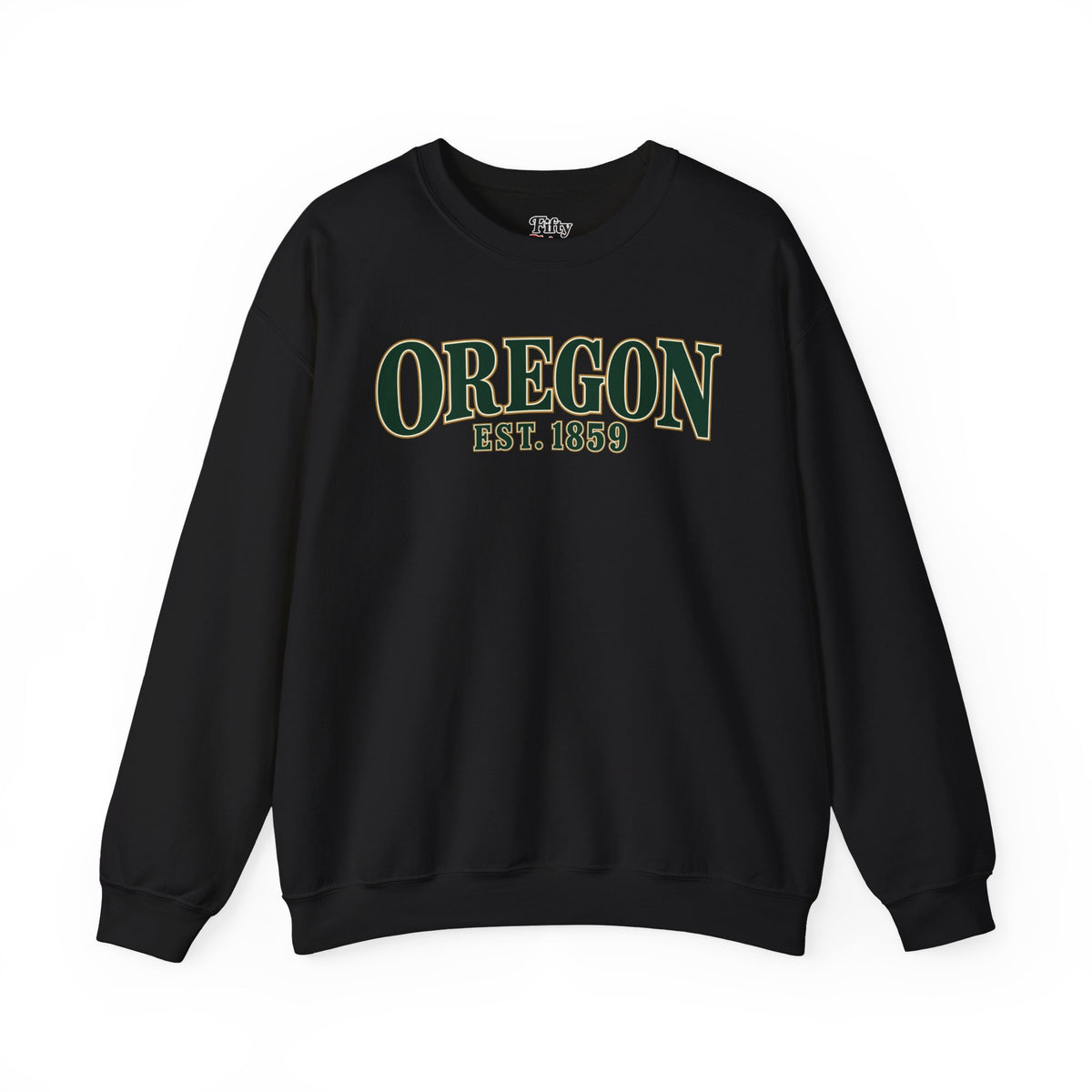 Oregon EST 1859 Unisex Crewneck Sweatshirt State Name Graphic