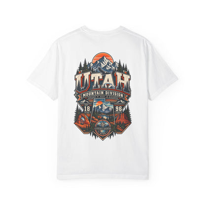 Utah Mountain Division Unisex Comfort Color 1717 Streetwear Graphic Tee