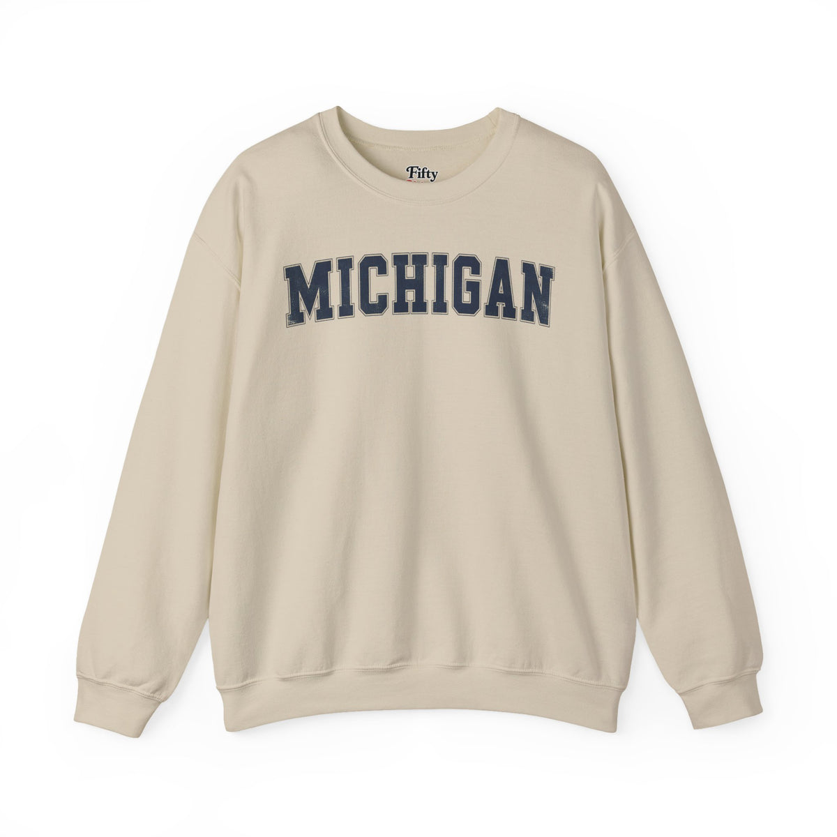 Michigan Unisex Crewneck Sweatshirt State Name Graphic