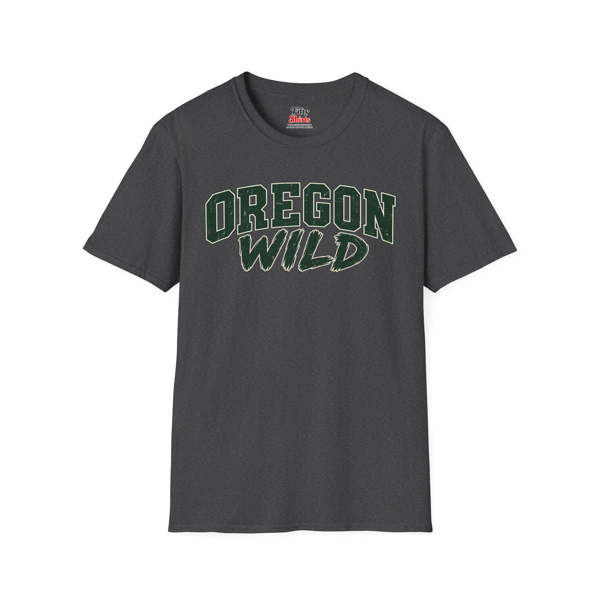 Oregon Wild Unisex Softstyle T Shirt State Name Graphic Tee