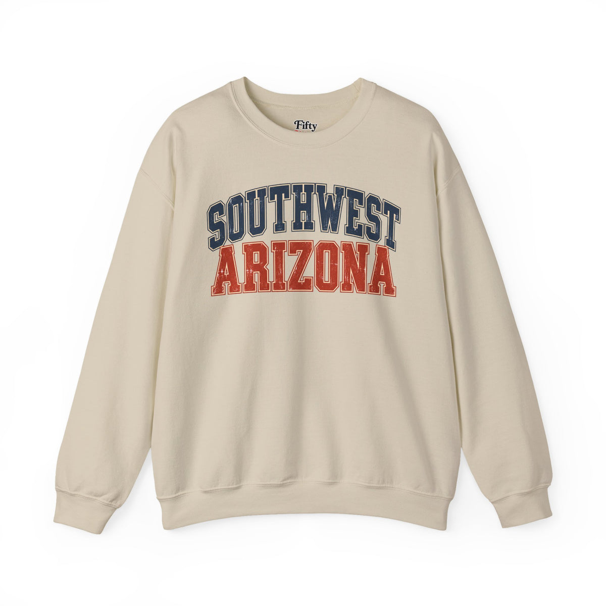 Southwest Arizona Unisex Crewneck Sweatshirt State Name Graphic
