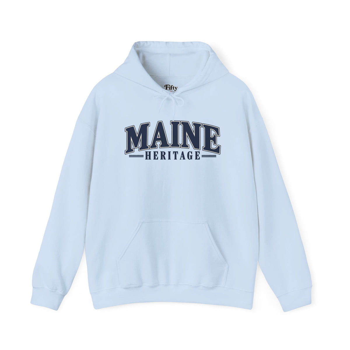 Maine Heritage Unisex Hoodie State Name Graphic