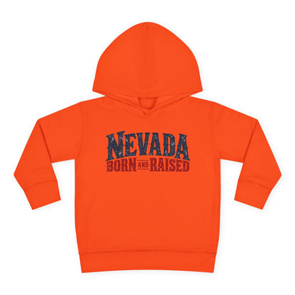 Nevada Born and Raised Classic Ranchwear Unisex Toddler Pullover Fleece Hoodie
