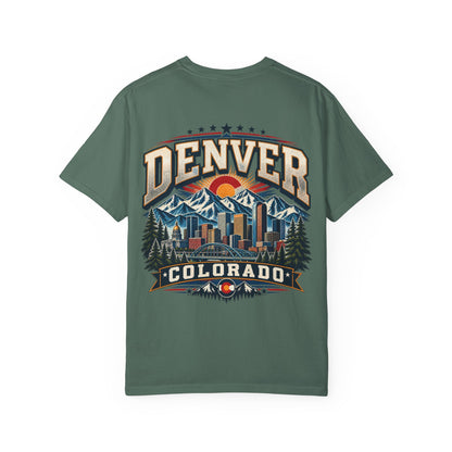 Denver Colorado  Unisex Comfort Color 1717 Streetwear Graphic Tee