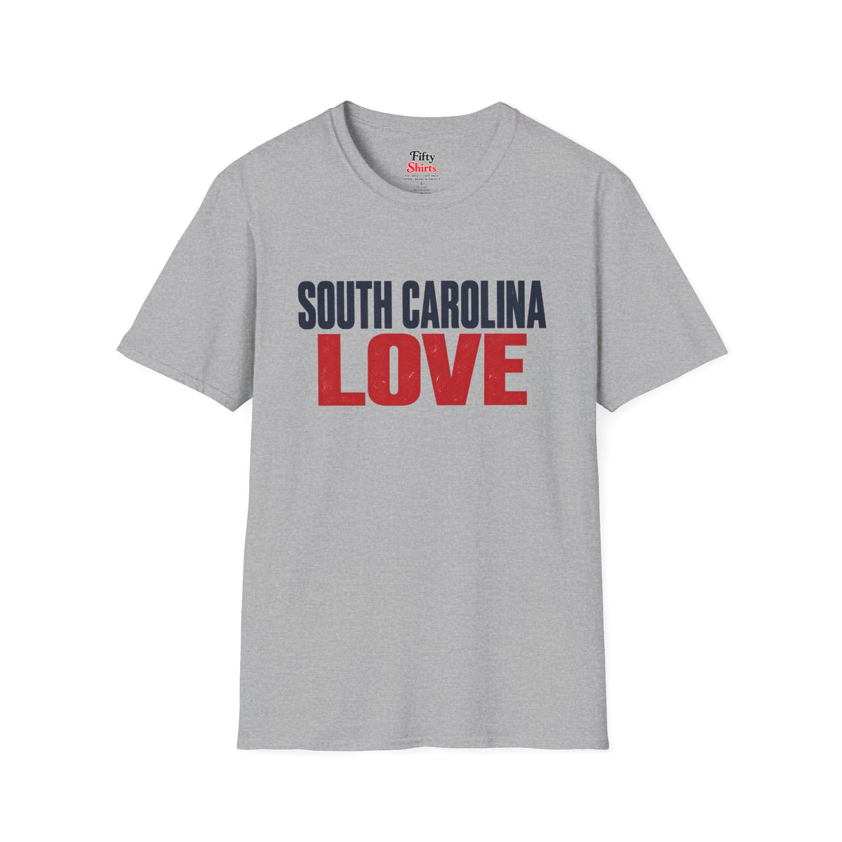 South Carolina Love Unisex Softstyle T Shirt State Name Graphic Tee