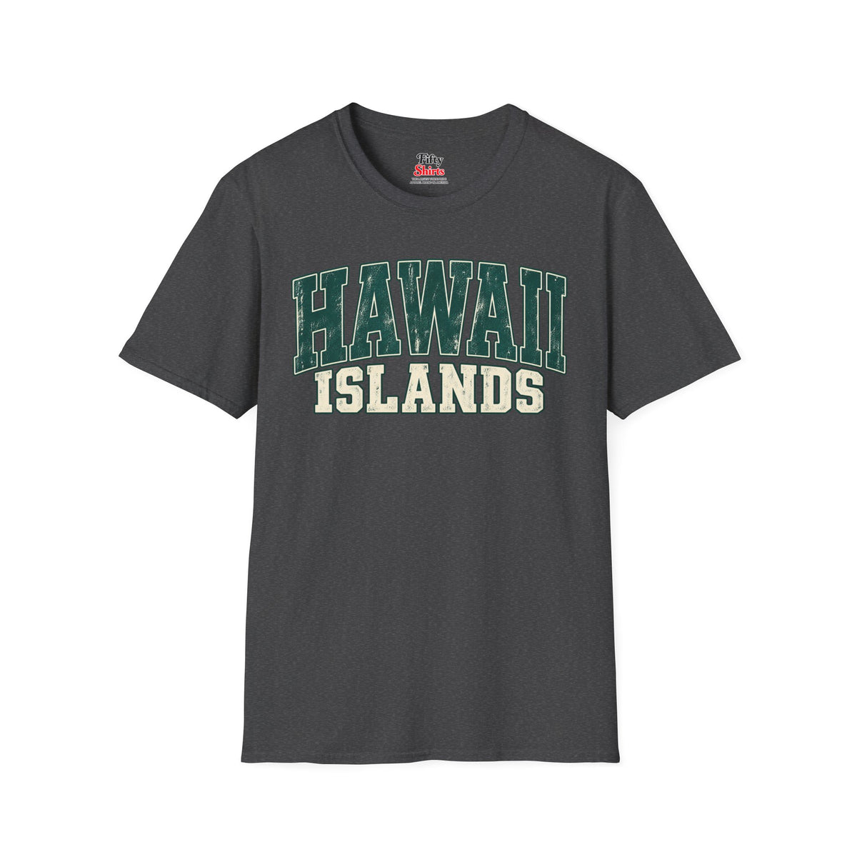 Hawaii Islands Unisex Softstyle T Shirt State Name Graphic Tee