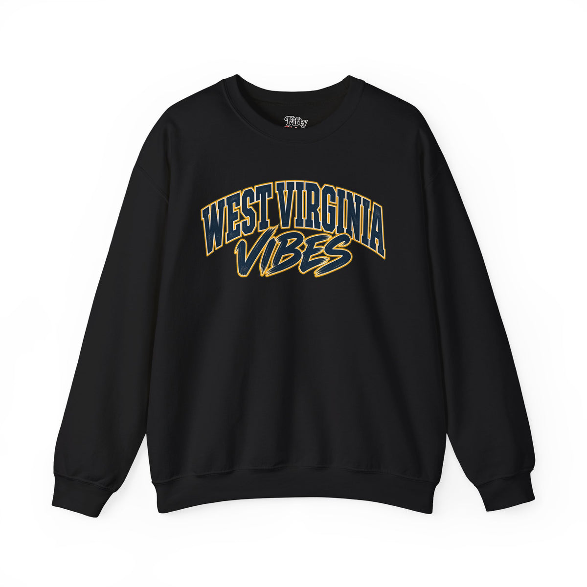 West Virginia Vibes Unisex Crewneck Sweatshirt State Name Graphic