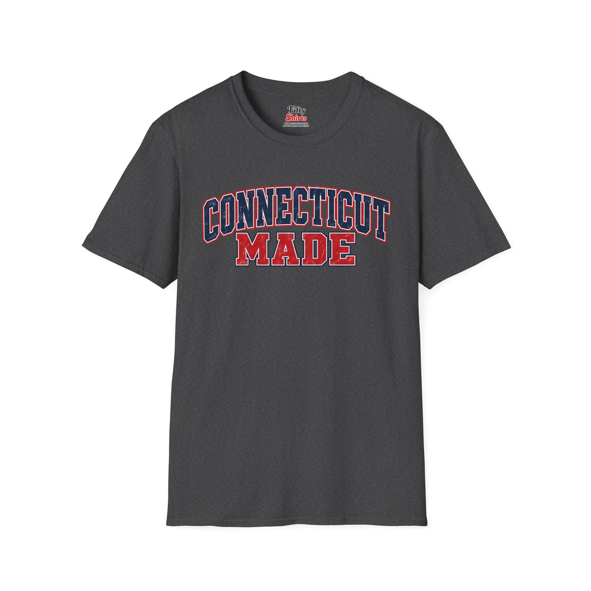 Connecticut Made Unisex Softstyle T Shirt State Name Graphic Tee