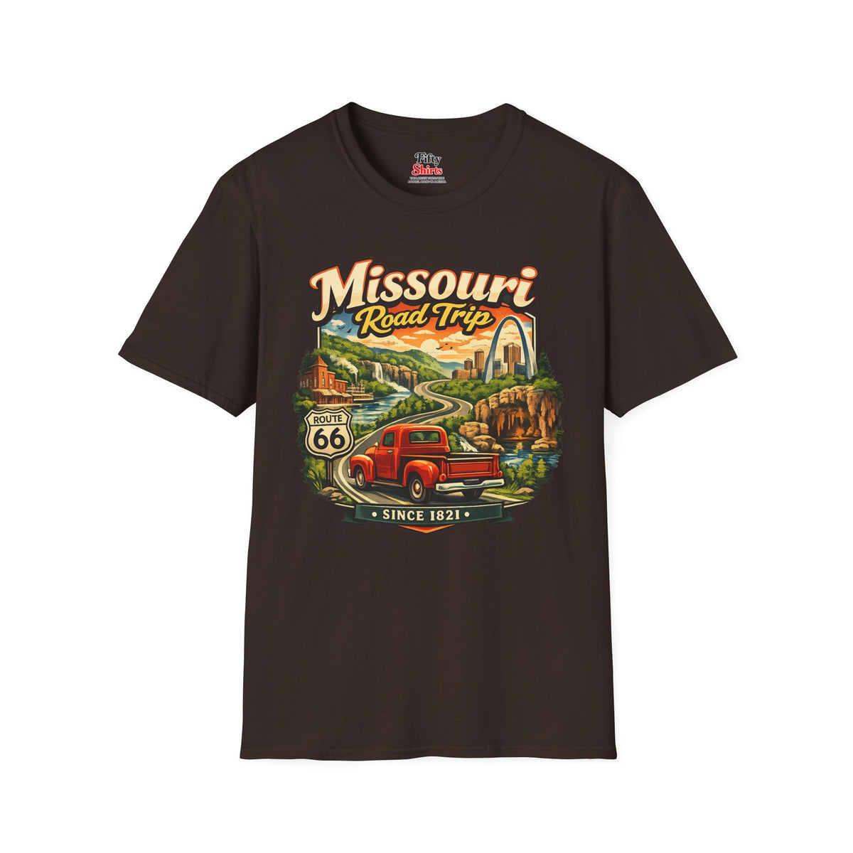 Missouri Road Trip Unisex Softstyle T Shirt State Pride Graphic Tee Collections FS03