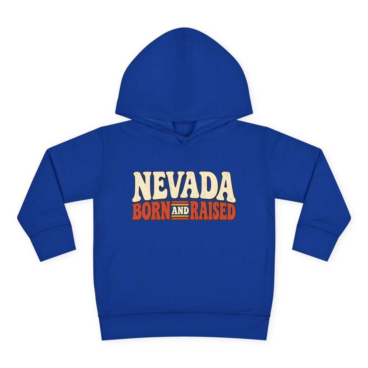Nevada Born and Raised Retro 1970s Desert Unisex Toddler Pullover Fleece Hoodie