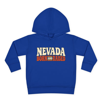 Nevada Born and Raised Retro 1970s Desert Unisex Toddler Pullover Fleece Hoodie