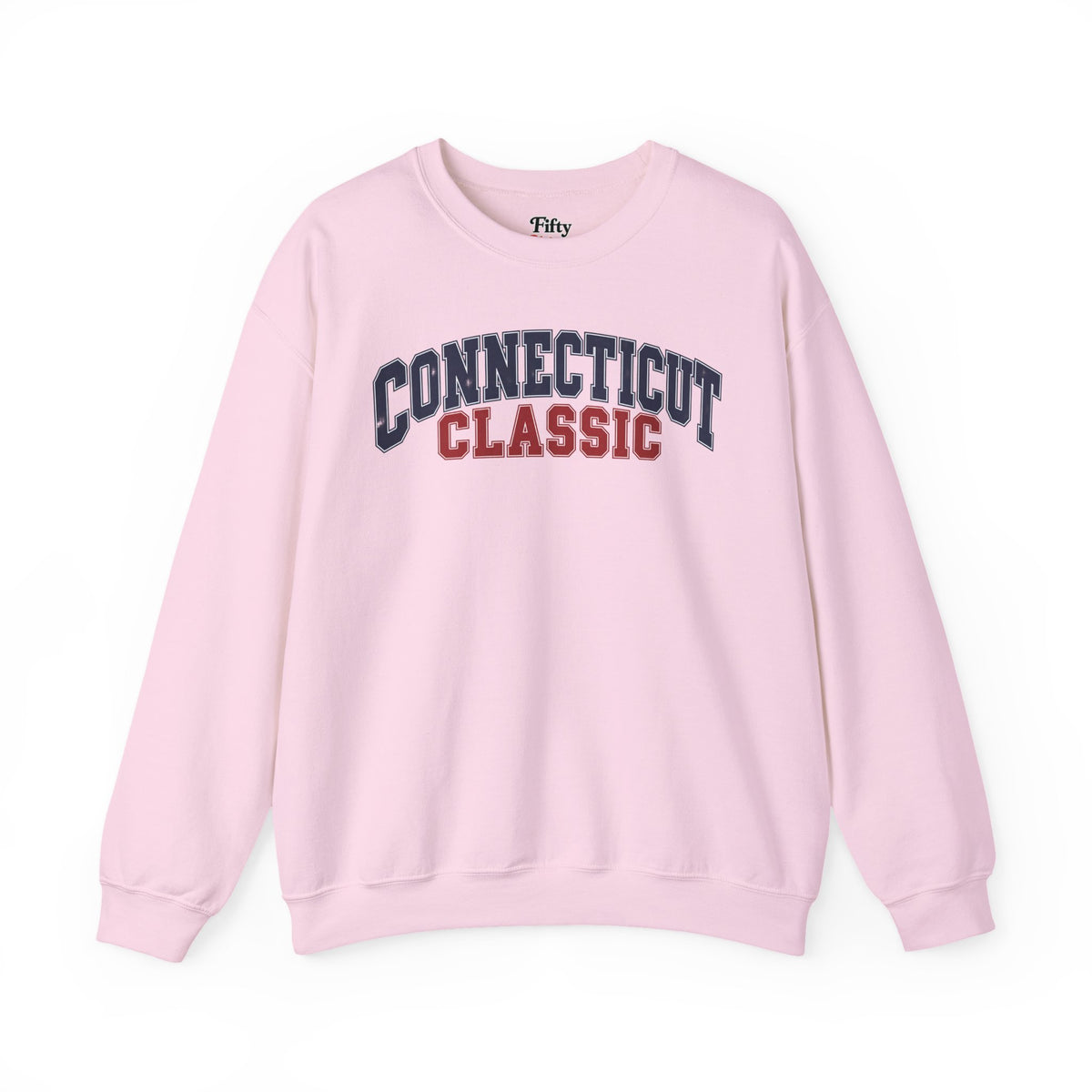Connecticut Classic Unisex Crewneck Sweatshirt State Name Graphic