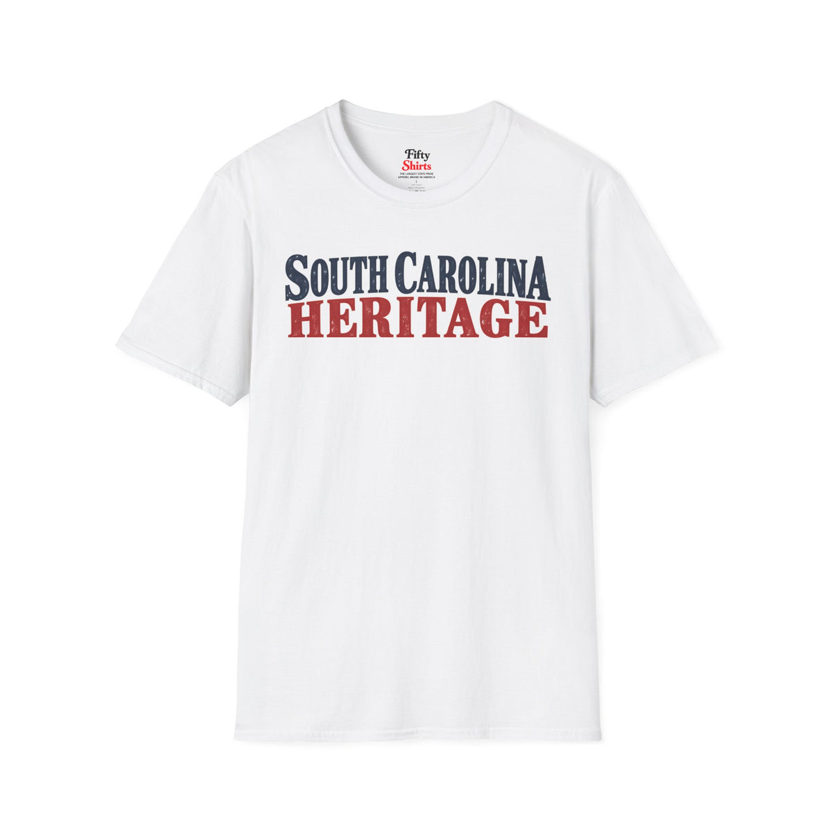 South Carolina Heritage Unisex Softstyle T Shirt State Name Graphic Tee