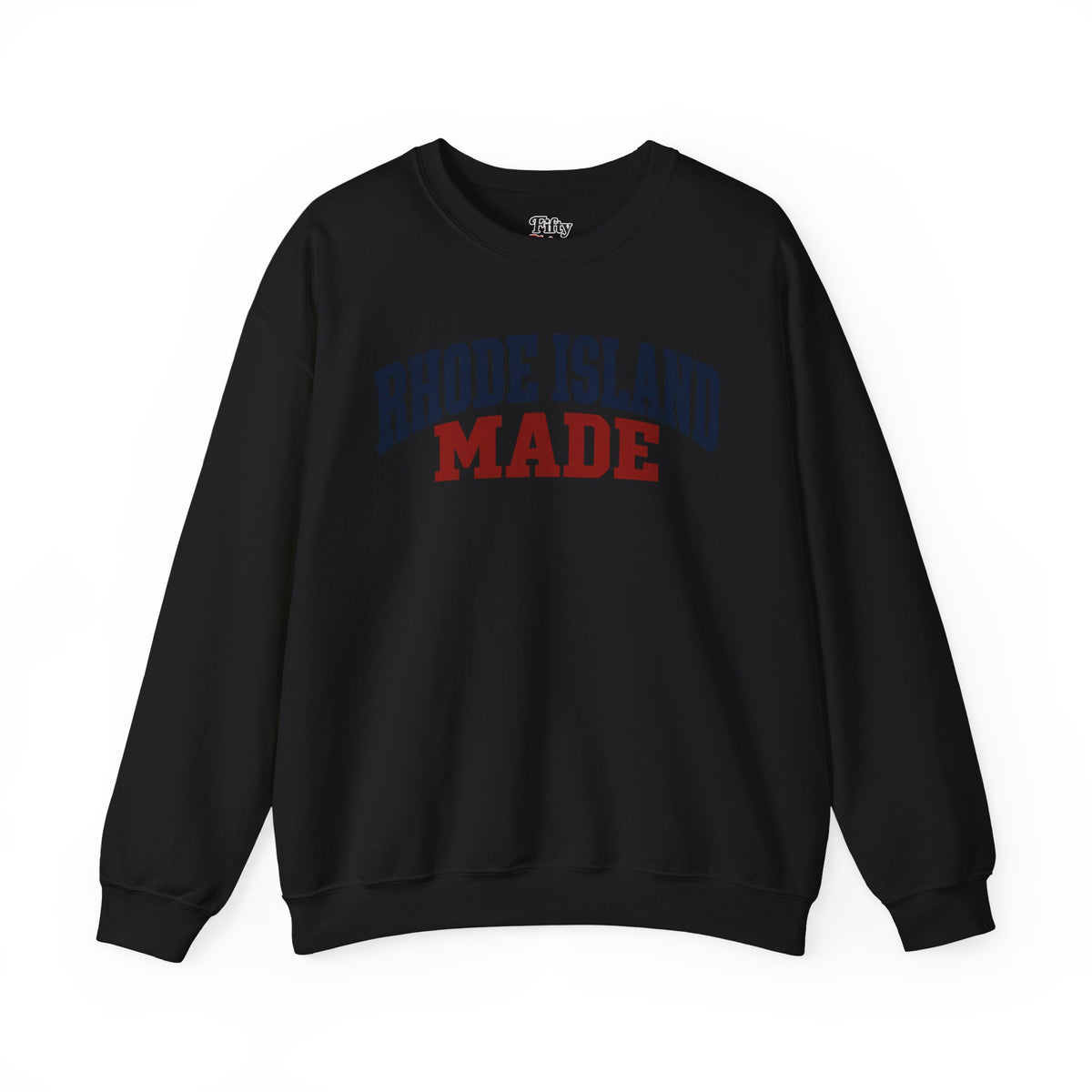 Rhode Island Made Unisex Crewneck Sweatshirt State Name Graphic
