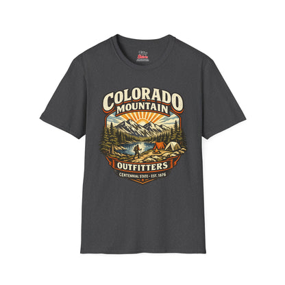 Colorado Mountain Outfitters Unisex Softstyle T Shirt State Pride Graphic Tee Collections FS03