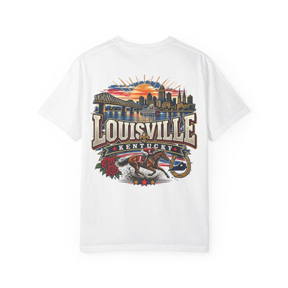 Louisville Kentucky Unisex Comfort Color 1717 Streetwear Graphic Tee