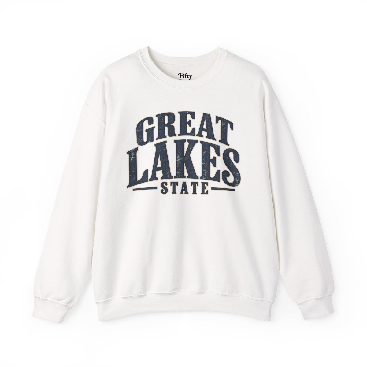 Michigan Great Lakes State Unisex Crewneck Sweatshirt State Name Graphic