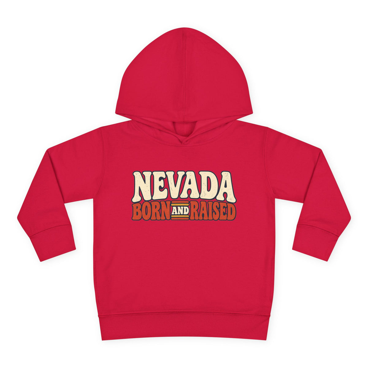 Nevada Born and Raised Retro 1970s Desert Unisex Toddler Pullover Fleece Hoodie