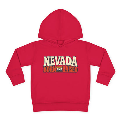 Nevada Born and Raised Retro 1970s Desert Unisex Toddler Pullover Fleece Hoodie