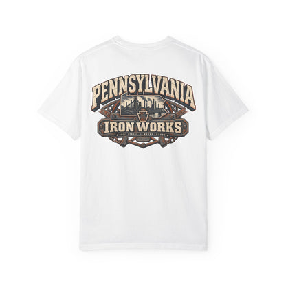 Pennsylvania Iron Works Unisex Comfort Color 1717 Streetwear Graphic Tee