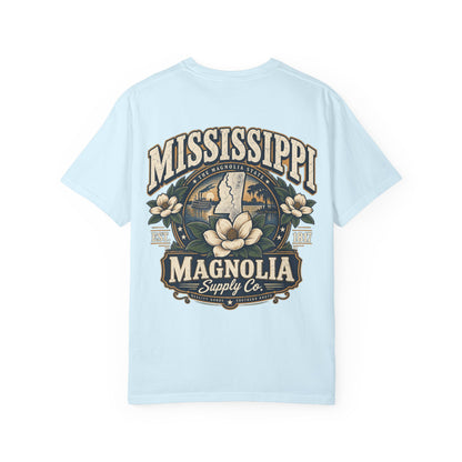 Mississippi Magnolia Supply Co. Unisex Comfort Color 1717 Streetwear Graphic Tee